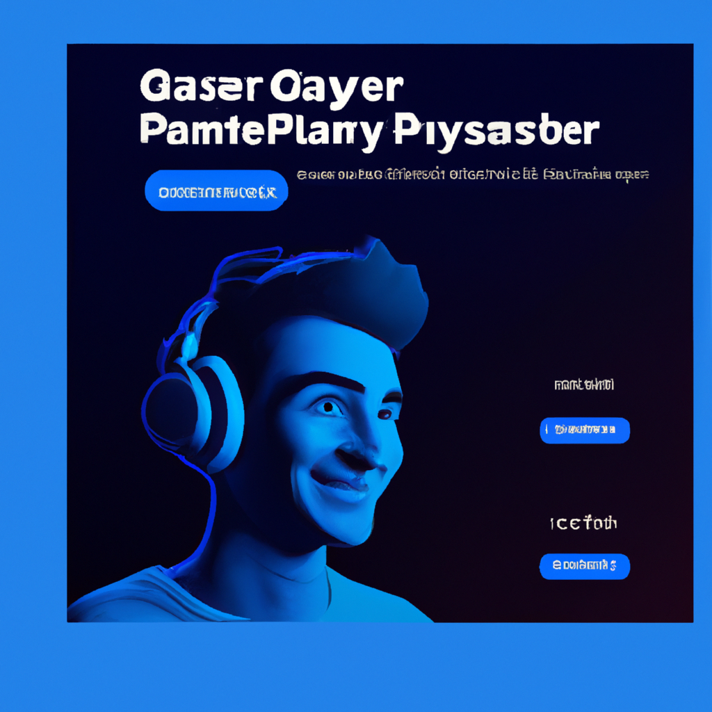 Player portrait, smiling with controller